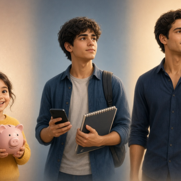 How to get your kids involved in their own money