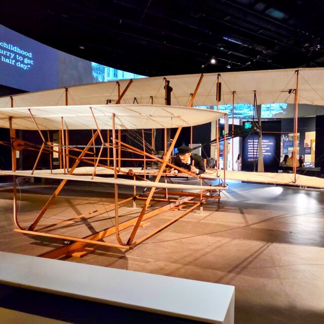 We got to see the original Wright Brothers flyer in DC recently. Lots of treasures in this town.